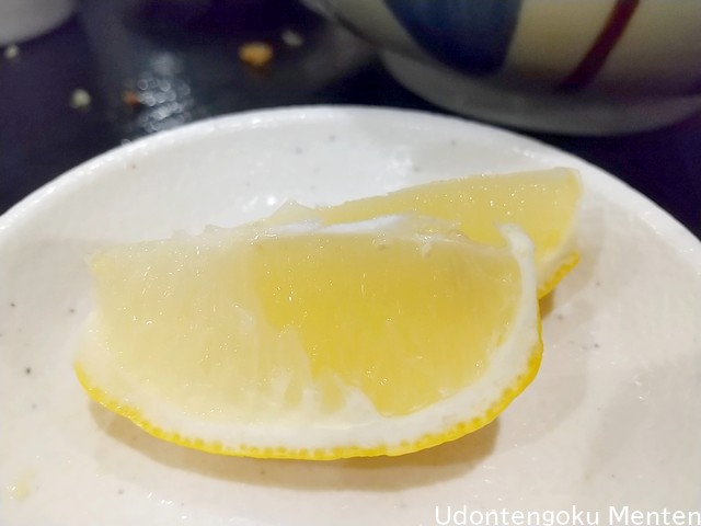 うどん天国麺天くし形レモン